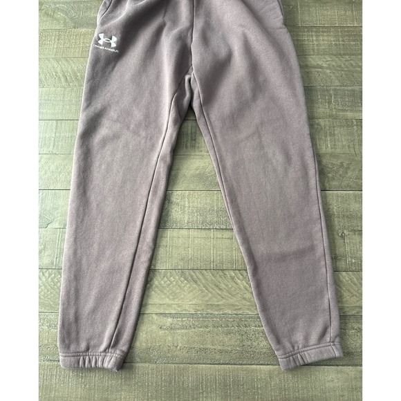 Under Armour Men's Icon Fleece Purple Joggers Size Small - Picture 3 of 6